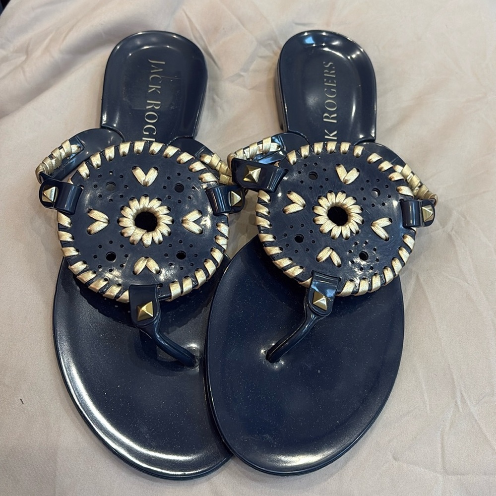 NWOT Jack Rogers jelly sandals. Size 6